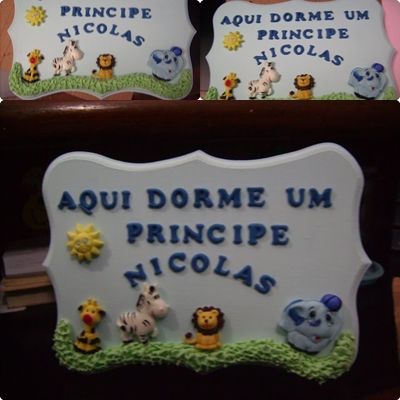 Placa Maternidade menino